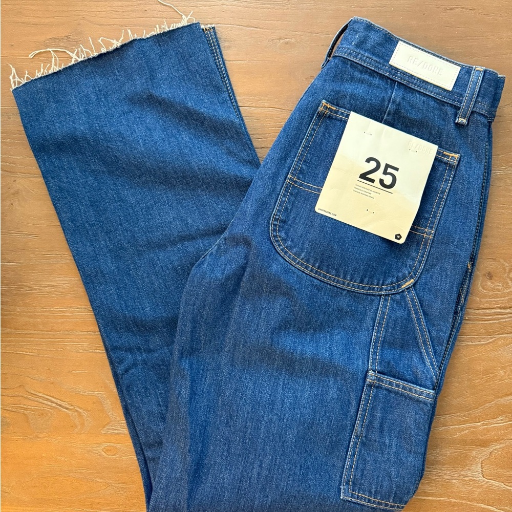 NWT RE/DONE Utility Loose Jean True
Rinsed Denim Size 25